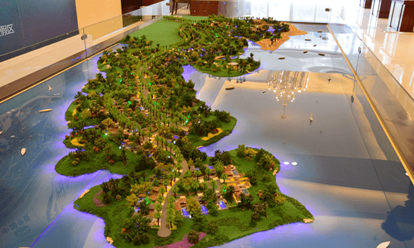 旅游景區沙盤模型